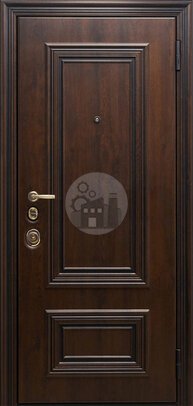 стальная элитная дверь с филенчатым мдф-ДВ-578