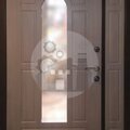 двустворчатая наружная дверь ДВНАР-75 со стеклопакетом